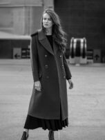 MILITARY DOUBLE-BUTTONED COAT